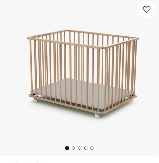 Folding Wooden Baby PlayPen