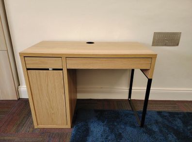 Ikea Micke Desk in Oak (2 available)