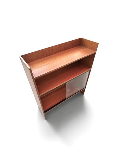 vintage midcentury teak bookcase