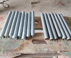 Ball bearing Outfeed rollers