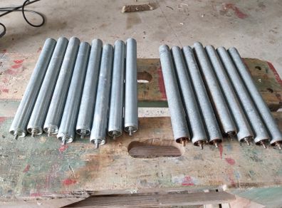 Ball bearing Outfeed rollers
