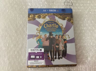 Charlie and the Chocolate Factory  Very Rare Blu Ray Steelbook