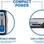 Dremel Cordless Rotary Tool Li-Ion 3.6 V, Multi Tool Kit with 15 Accessories, Variable Speed 8,000 - 25,000 RPM for Carving, Engraving, Grinding, Sharpening, Cleaning, Polishing and Sanding Image 6