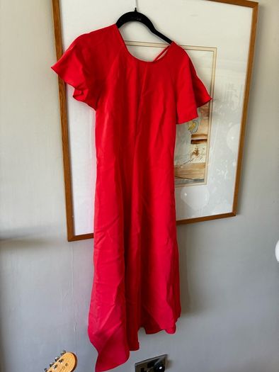 Reiss coral dress
