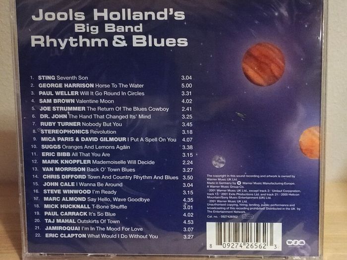Jools Holland's Big Band Rhythm and Blues CD Album