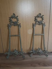 Old Brass picture holders