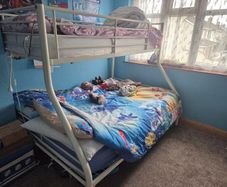 Triple Metal Bunk Bed