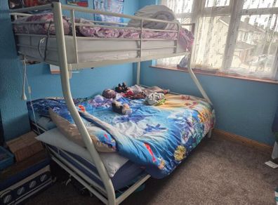 Triple Metal Bunk Bed