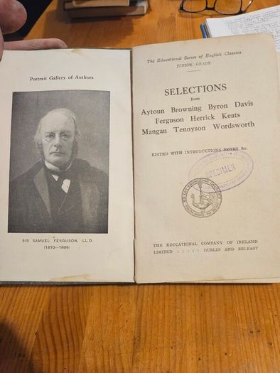 The Educational Series Of Intermediate Classics. Antique Hardback In Fair Condition.  See Photos For Same.