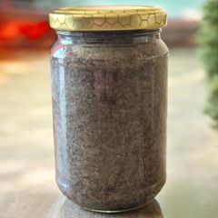 Poppy Seeds-Infused Raw Wildflower Honey