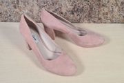 CLARKS KELDA HOPE smart court shoes heels Dusty pink rose Pink Suede leather closed toe Size UK 5.5D EU 39 BRAND NEW
