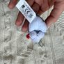 McDonalds Christmas TY Beanie Boo Plush Hailey The Husky Used Please Look at the pictures Image 10
