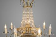 Fabulous French Empire Style 20th Century Chandelier .