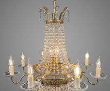 Fabulous French Empire Style 20th Century Chandelier .