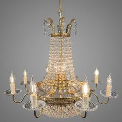 Fabulous French Empire Style 20th Century Chandelier .