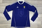 Vintage 2010 Adidas Scotland Long Sleeve Home Jersey Shirt Mens Medium