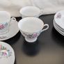 Vintage Yong Sheng / Nanjing Pagoda Chinese Floral Porcelain Tea Set Image 3