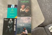 Leaving cert books for English, examination.