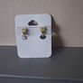 Claire's Clip-on Earrings Silver coloured Stars Image 2