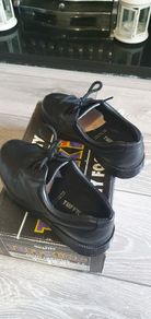 women ladies work shoes boots black