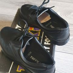 women ladies work shoes boots black