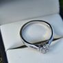18ct White Gold Diamond Engagement Ring Image 6