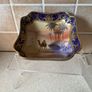 Antique 1920's Handpainted Desert scene with Colbalt blue edging & 24ct gold gilding Image 4