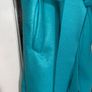 Teal longbelted coat Image 3