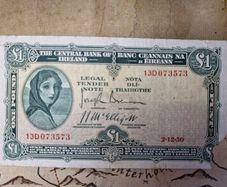 1 Pound Lady Lavery 2/12/50