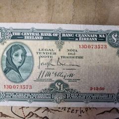 1 Pound Lady Lavery 2/12/50