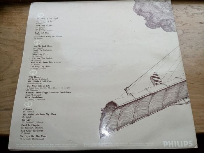 1972 The Flying Burrito Brothers - Live in Amsterdam 12in Vinyl Double LP Album