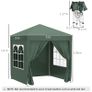 2 X 2m Pop Up Gazebo (limited Stock) Image 3