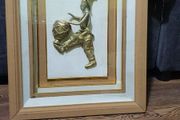 Vintage Art Piece Brass Clown Sculpture Rare Collectible