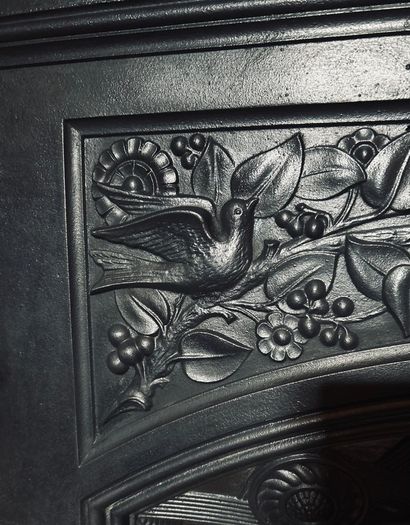 Cast Iron Fireplace.