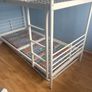 white metal bunk bed frame Image 2