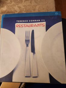 Terence  Conran On Restaurants. First Edition Large Volume Hardback With Dustjacket In Good Condition.