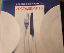 Terence  Conran On Restaurants. First Edition Large Volume Hardback With Dustjacket In Good Condition.