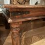 Rustic solid wood coffee table Image 3