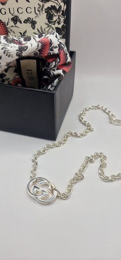 Gucci sterling silver necklace