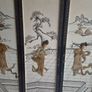 Set of 4 Large Vintage Chinese Handmade Wall Pictures Image 4