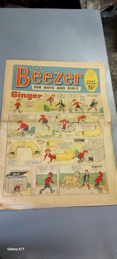 The breezer comic march 23 ,1968,vintage collectors item, thank you.,sold as is ,see pictures for condition used,