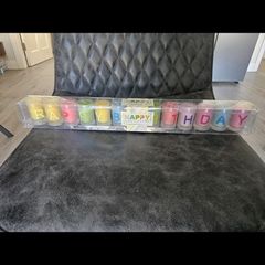 Happy Birthday candles