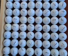 Branded golf balls