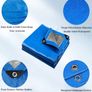 Tarpaulin Waterproof Heavy Duty 3m x 3m 115 GSM Blue Tarps Sheet for Furniture Ground Multipurpose Covers Image 4