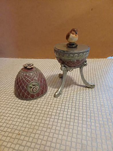Faberge Egg  music box.  vintage mid century modern art deco