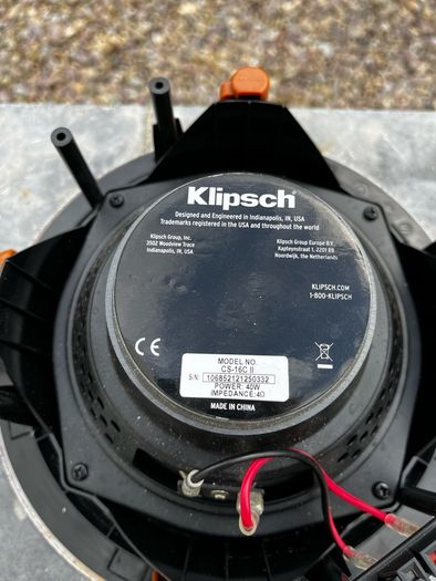 Klipsch ceiling speakers