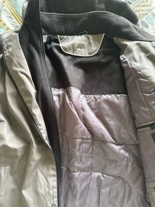 Calvin Klein Men's Winter Jacket - Grey - Size L (+ FREE Uniqlo Fleece!)