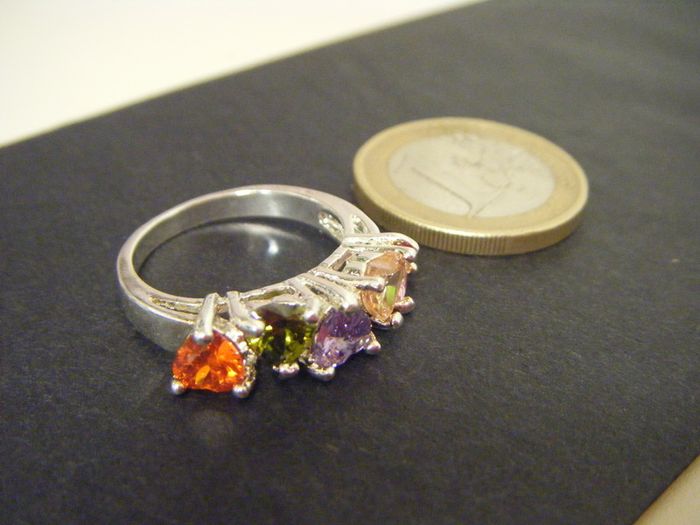 Silver Heart Ring.