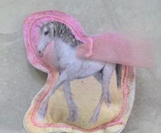 Mini unicorn cushion