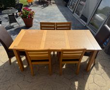 Extendable Kitchen Table and 6 Chairs